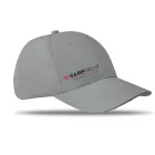 198834-caps-baseball-cap-6-panelen-grijs-met-logo