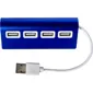 Aluminium USB Hub met 4 Poorten