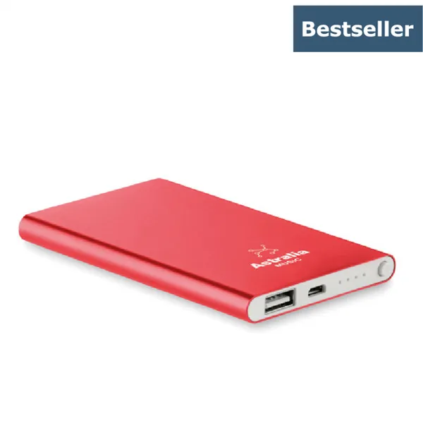 Powerbank 4000mAh - Aluminium