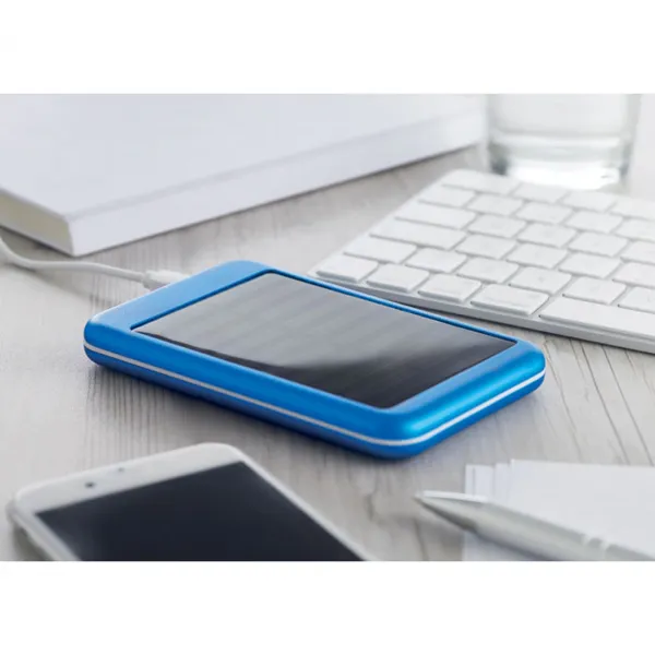 Powerbank 4000mAh - Solar - Aluminium