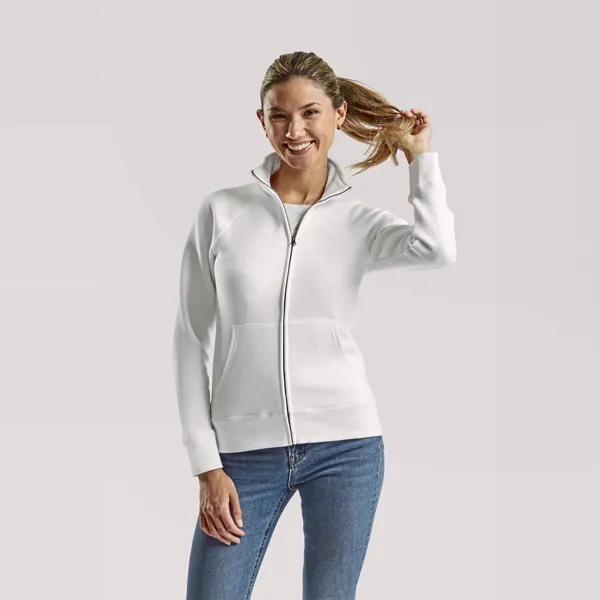 Sweatjacket met Staande Kraag van Fruit of the Loom