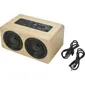 Draadloze Houten Speaker met Dubbele 5W Luidsprekers