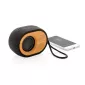 Draadloze Bamboe Speaker met Natuurlijke Materialen