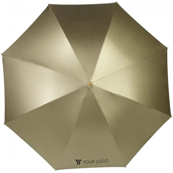 Gouden Automatische Paraplu van Pongee Zijde