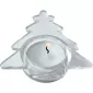 Glazen Waxinelichthouder in de Vorm van een Dennenboom - Inclusief Waxinelichtje